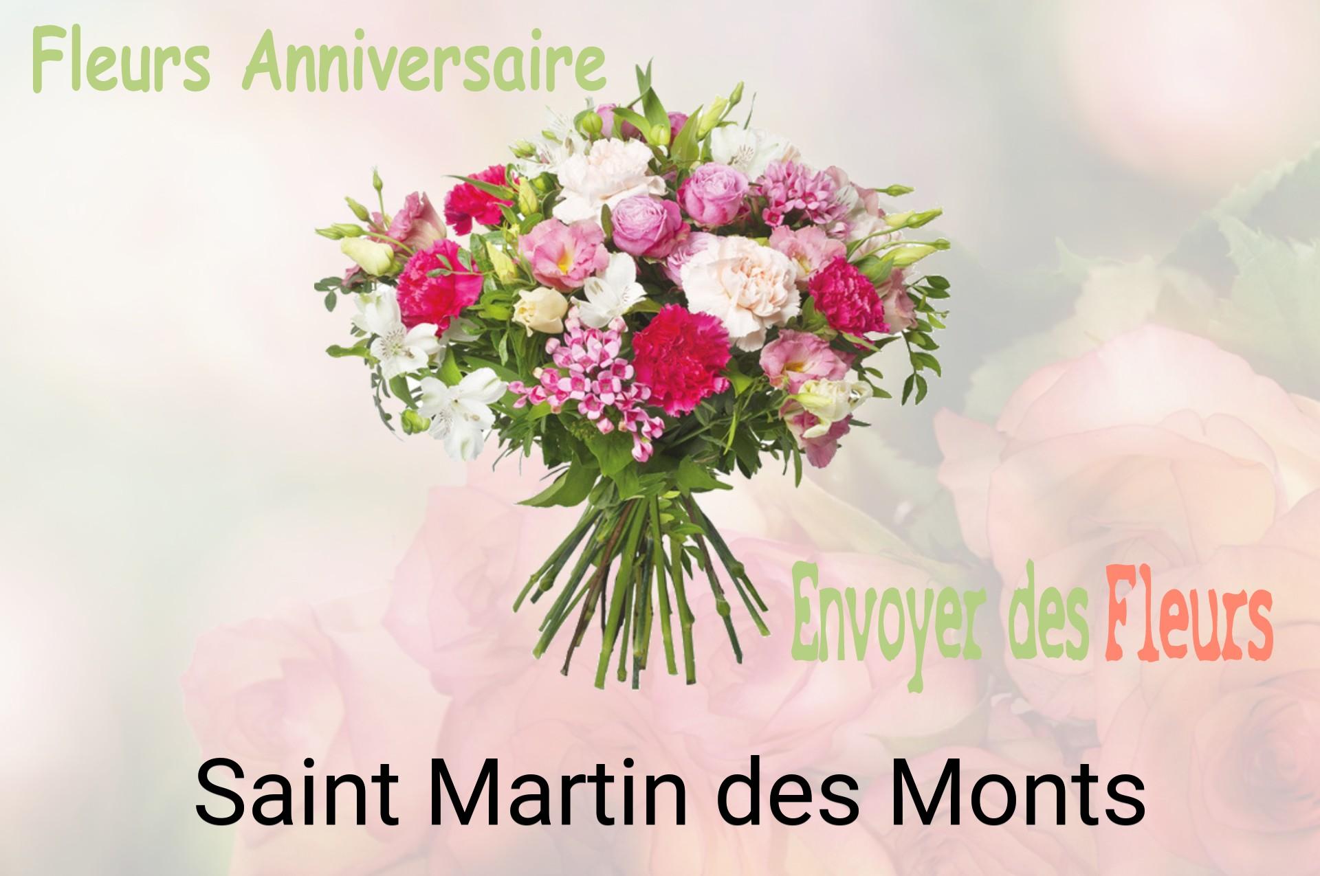 Bouquet de fleurs d’anniversaire livré à Saint-Martin-des-Monts