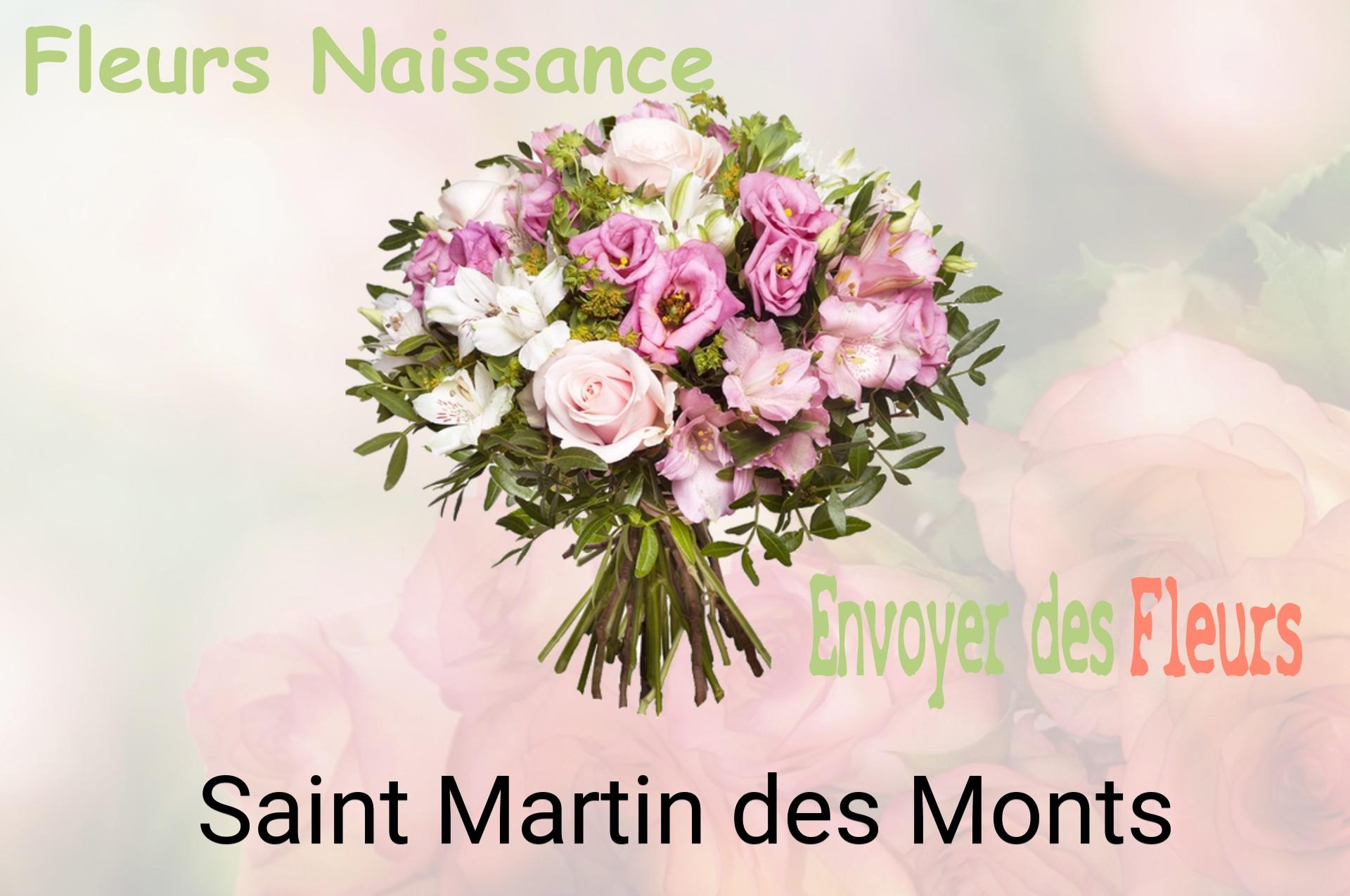 Bouquet de fleurs de naissance livré à Saint-Martin-des-Monts
